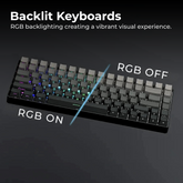 133 Key Grey PBT Double Shot Keycaps MX Switch
